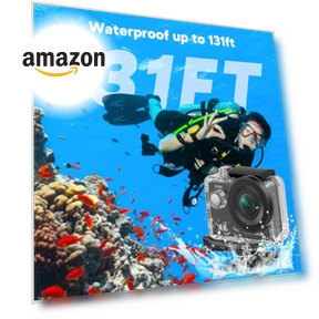 4K WiFi Action Camera — Wearable Cameras, AKASO