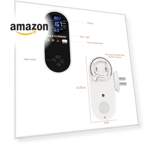 Combination Gas & Carbon Monoxide Detector — Carbon Monoxide Detectors, KOABBIT