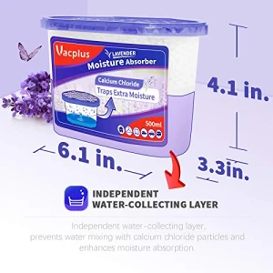Moisture Absorbers 6 Pack, Vacplus