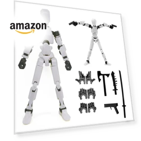 Multi-Jointed Movable Robot Action Figure — Dolls & Figures, Dumwick