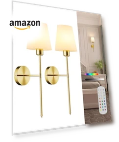 Rechargeable Wall Sconce Set — Wall Lighting, CASGAL