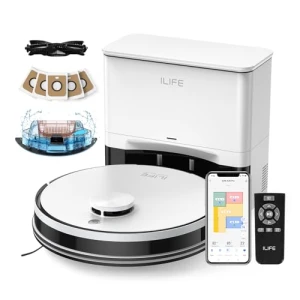 Robot Vacuum and Mop with Self Emptying Station — Robot Vacuum, ILIFE