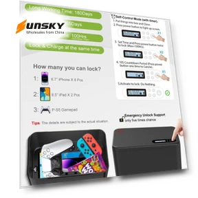 Smart Time Management Phone Self-lock Storage Box — Efficiency Tools