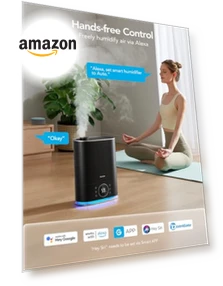 Smart Top-Fill Cool & Warm Mist Humidifier — Air Moisturizers, GoveeLife