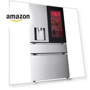 29 Cu. Ft. Stainless 4-Door Counter-Depth French Door Smart Refrigerator — Mini Fridges, LG