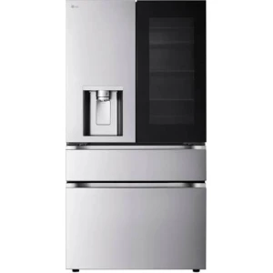 29 Cu. Ft. Stainless 4-Door Counter-Depth French Door Smart Refrigerator — Smart Refrigerator, LG