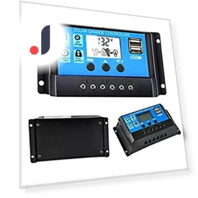 30A 12/24V LCD Display Dual USB Solar Panel Battery Charge Controller — Chargers, loverapple