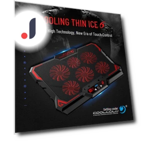 Cooling Stand for Laptop with Touch Control and Six Fans — Cooling Pads & Fans, VantaGoods