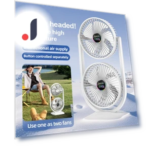 Desktop Remote Control Dual Fan Air Cooler — Portable Cooling Solutions, JOHO - CarGear
