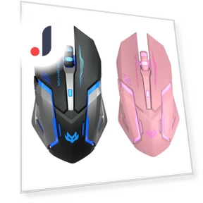 Ergonomic Rechargeable Wireless Gaming Mouse — Mouse Pads, ping Day