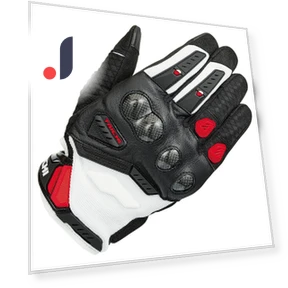 Motorcycle Mesh Gloves with Touchscreen and Carbon Inserts — Gloves, RS TAICHI