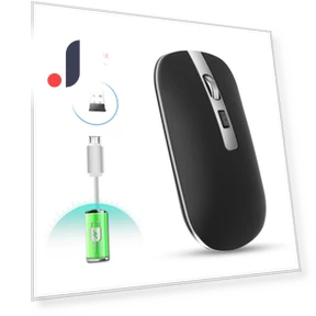 Rechargeable Wireless Mouse — Mouse Pads, Uav parts center