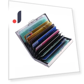 RFID-Protected Accordion Wallet — Travel Wallets, AI Supermarket