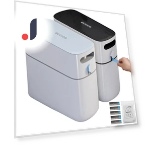 Smart Touchless Trash Can — Kitchen Cans, Simple and warm
