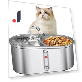 Stainless Steel Pet Drinking Fountain — Fountains, Holland Pia