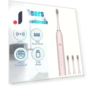 Ultrasonic Electric Toothbrush Set — Ultrasonic, JOHO - CarGear