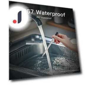 Wireless Smart Kitchen Thermometer — Instant-Read, Rainbow Rain