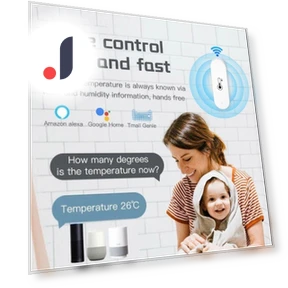 Battery-Powered Humidity and Temperature Monitor — Home Climate Control, Xfvnklop04