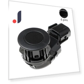 Black Bumper Parking Sensor — Radar Detectors, PHYUN-autoparts
