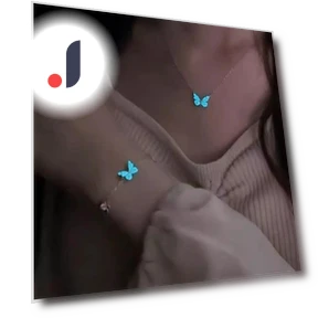 Butterfly Necklace — Smart Jewelry, Premium jacket