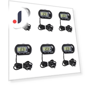 Digital Aquarium Thermometer with Sensor and Suction Cup LCD Display — Thermometers, happybuySE