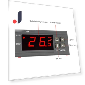 Digital Temperature Controller Thermostat with Sensor — Home Climate Control, Skyfree