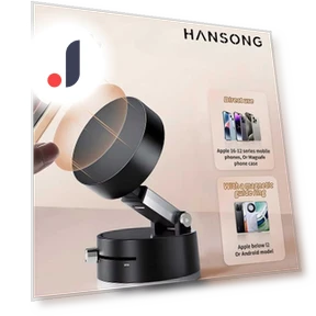 Dual-Sided Suction Cup Car Mount — Dashboard Installation Kits, Auto Parts Decorate