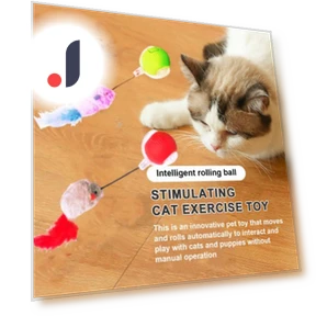 Interactive Cat Toy Ball — Cat Playthings, Talos home Garden
