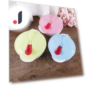 Non-slip baby feeding set with sensory spoon — Kids' Utensils, Cool River