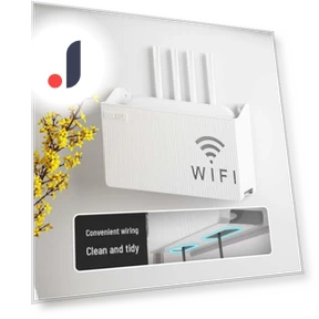 Patented Wall Mount for WiFi Router, No-Hole Storage Box — Wreath Holders, Smarter than future