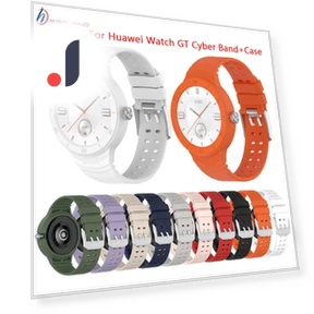 Silicone Strap with Protective Case — Smartwatches, Heroland
