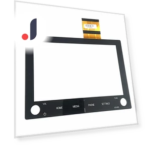 Touch Screen Glass Digitizer with Radio & 2 Handles — Navigation & GPS Accessories, Tautoparts