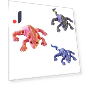 3D Printed Hinged Sphinx Toy — Dolls & Figures, bukaixindianpu