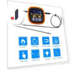 Digital Kitchen Thermometer with 2 Probes — Instant-Read, Good Household Items