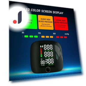 LED Wrist Blood Pressure Monitor — Blood Pressure Monitors, XuYiEC