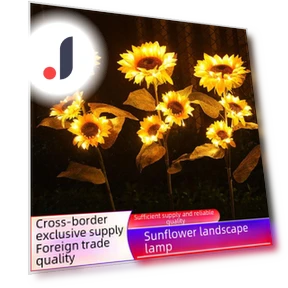 Outdoor Waterproof Sunflower Light — Outdoor String Lights, AI Supermarket