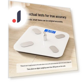 Smart Bluetooth Body Fat Scale — Weight Management Tools, Jiake