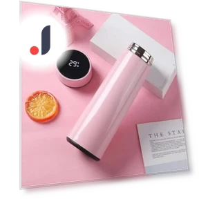 Smart Thermos with Temperature Display — Travel Drinkware, YuTao Soliloquy