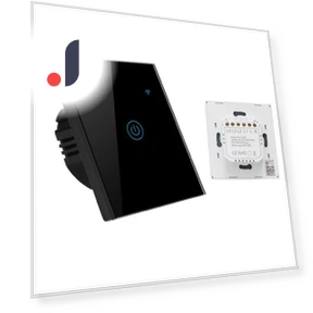 WiFi Smart Touch Switch 1Gang Light Control Wall Panel — Dimmer Switches, loverapple