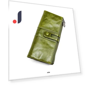 Women's RFID-blocking Leather Wallet — Wallets, AI Supermarket