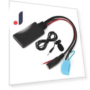 Bluetooth AUX IN Cable Adapter with Microphone — Car Audio Connectivity Solutions, CosyHome