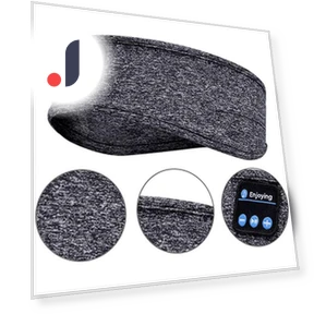 Bluetooth Headphones for Sleep with Headband and Eye Mask — On-Ear Headphones, SmartGears