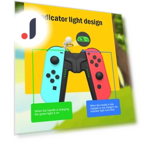 Charging Station with Game Controller Holder — Power Solutions, Beatury Whp