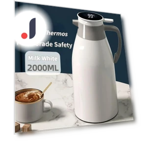 Digital Display Coffee Thermos — Travel Drinkware, Garden Supplies My