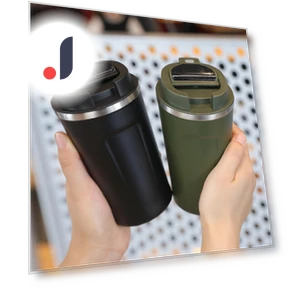 Double-layer Vacuum Smart Coffee Cup — Beverage Warmers, Good Household Items