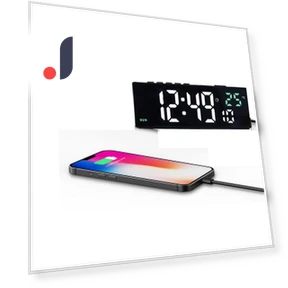 Electronic LED Clock Smart Alarm — Clocks, happyyu
