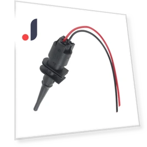 External Outdoor Temperature Sensor with Wire and Connector — Charge Temperature, feiyanautoparts