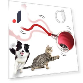 Interactive USB-Rechargeable Smart Pet Ball — Interactive Animal Companions, Pet daily necessities