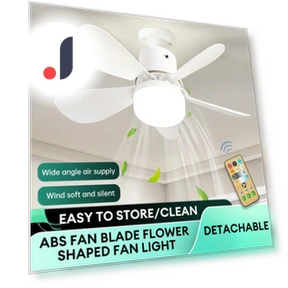 LED Ceiling Fan with Remote Control — Ceiling Fans, Household supplies MH