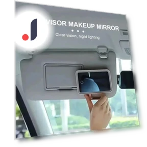 LED Illuminated Car Vanity Mirror — Interior Mirrors, NyPhoenix Auto